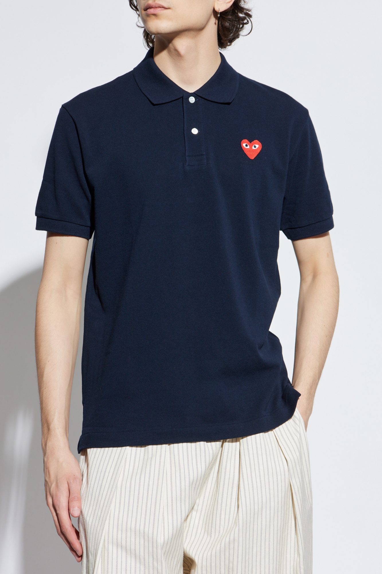 【PLAY COMME des GARCONS】Logo polo shirt CDG Polo Shirt || Comme Des Garcons Polo || CDG Store